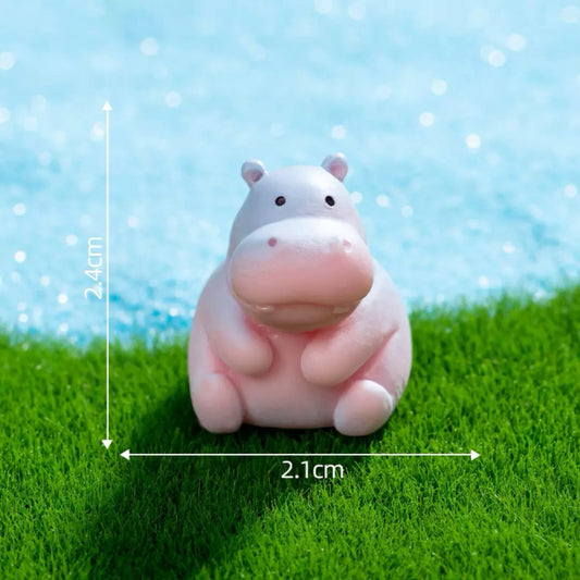 【A195】Cartoon Hippopotamus Action Figure(Color Board)-Blind Bag Series