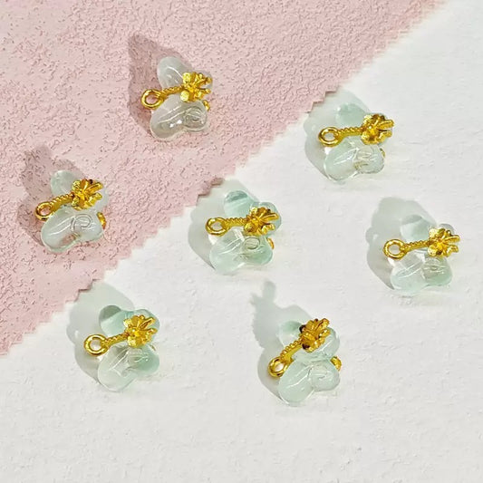 【A255】Coloured Glaze Butterfly Pendant-Blind Bag Series