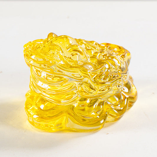 Resin Crystal Golden Toad (5CM)(Direct Buy)(Pre-Sale)