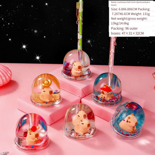 3 D Luminous Kapibara Pen Holder (Pre-Sale)