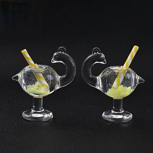 【A133】Luminous Flamingo Juice Glass-Blind Bag Series