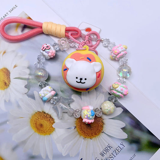 【D000】Diy Cuteness MOMOKOART Handmade Selected Phone/Key Chain（Pre-Sale)