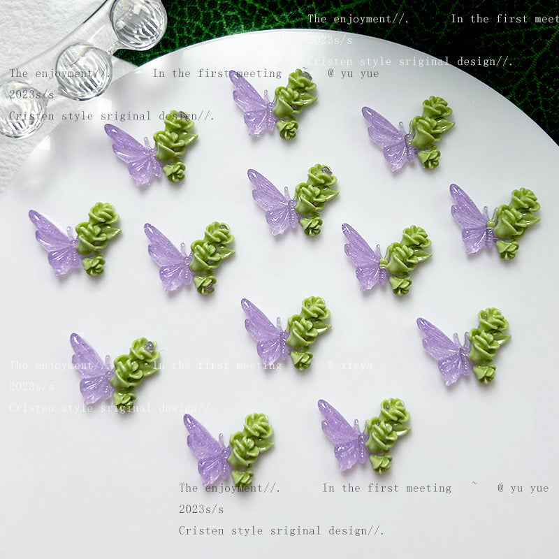 【A028】Manicure Jelly Butterfly Ⅱ(5pcs/bag)-Blind Bag Series