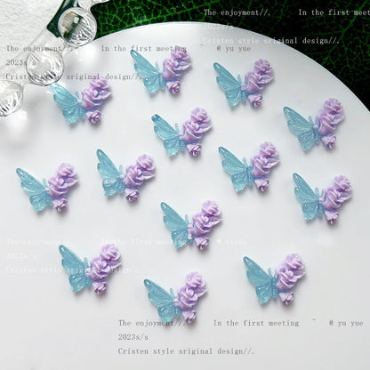 【A028】Manicure Jelly Butterfly Ⅱ(5pcs/bag)-Blind Bag Series