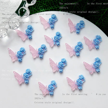 【A028】Manicure Jelly Butterfly Ⅱ(5pcs/bag)-Blind Bag Series