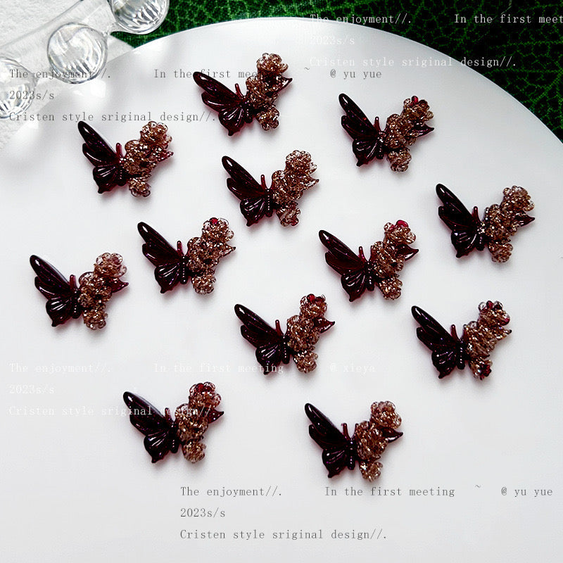 【A028】Manicure Jelly Butterfly Ⅱ(5pcs/bag)-Blind Bag Series