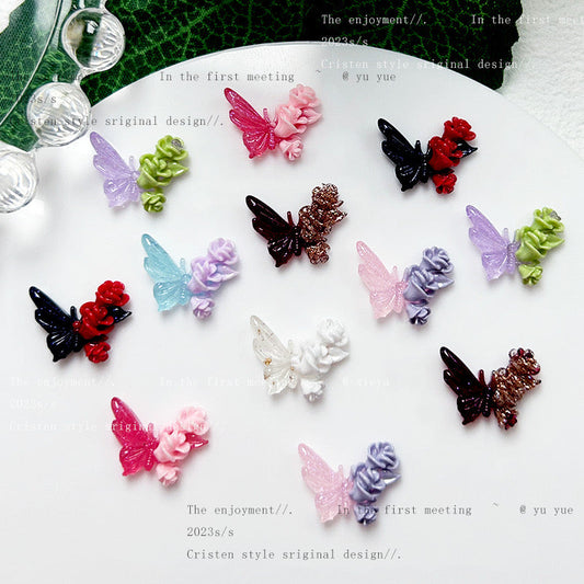 【A028】Manicure Jelly Butterfly Ⅱ(5pcs/bag)-Blind Bag Series