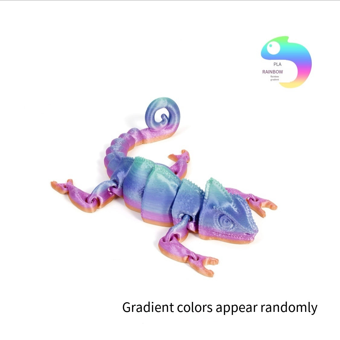 Colorful 3 D Lizard（Pre-sale)