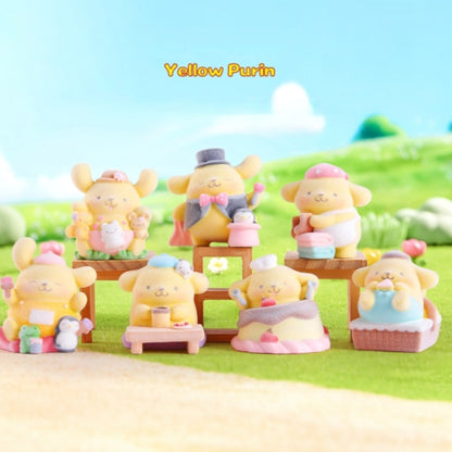 Animal-Yellow Pom Pom Purin flocking series Blind Box-Last chance & Sale