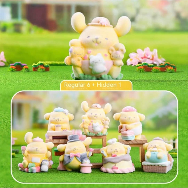 Animal-Yellow Pom Pom Purin flocking series Blind Box-Last chance & Sale