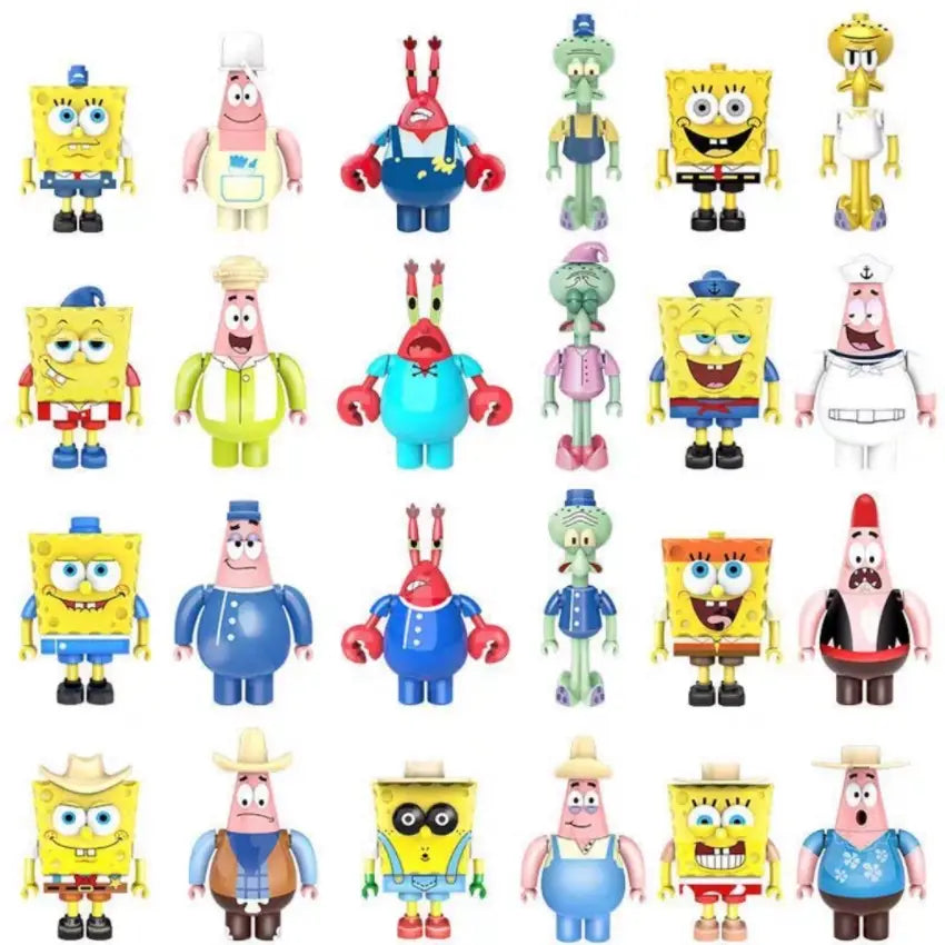 SpongeBob SquarePants Assemble Hand Action Figures Series Blind Box