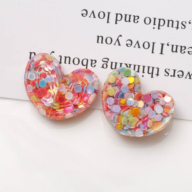 【A122】Dopamine Glitter Heart (2PCS/BAG)-Blind Bag Series