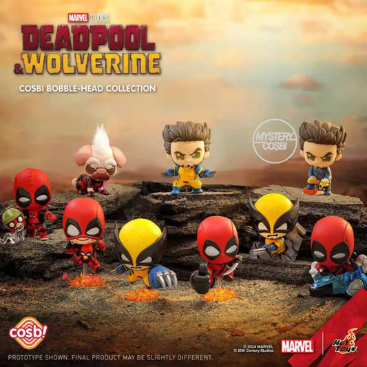 【15%OFF】Disney-Deadpool Wolverine Cosbi Bobble-Head Collection Series Blind Box