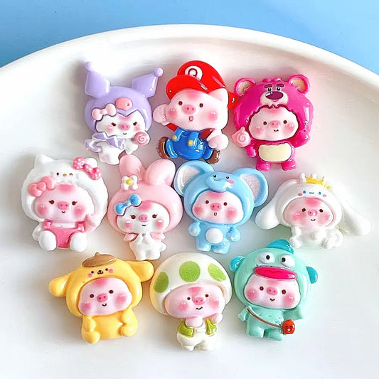 【C4】Sanrio Cartoon Drag Piggy-Blind Bag Series