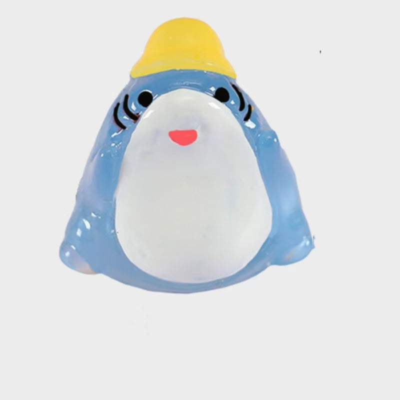 【A041】Luminous Cute Shark  (Color  Board)-Blind Bag Series