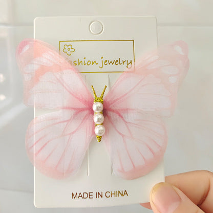 【A158】Pearl Butterfly Hair Clip-Blind Bag Series