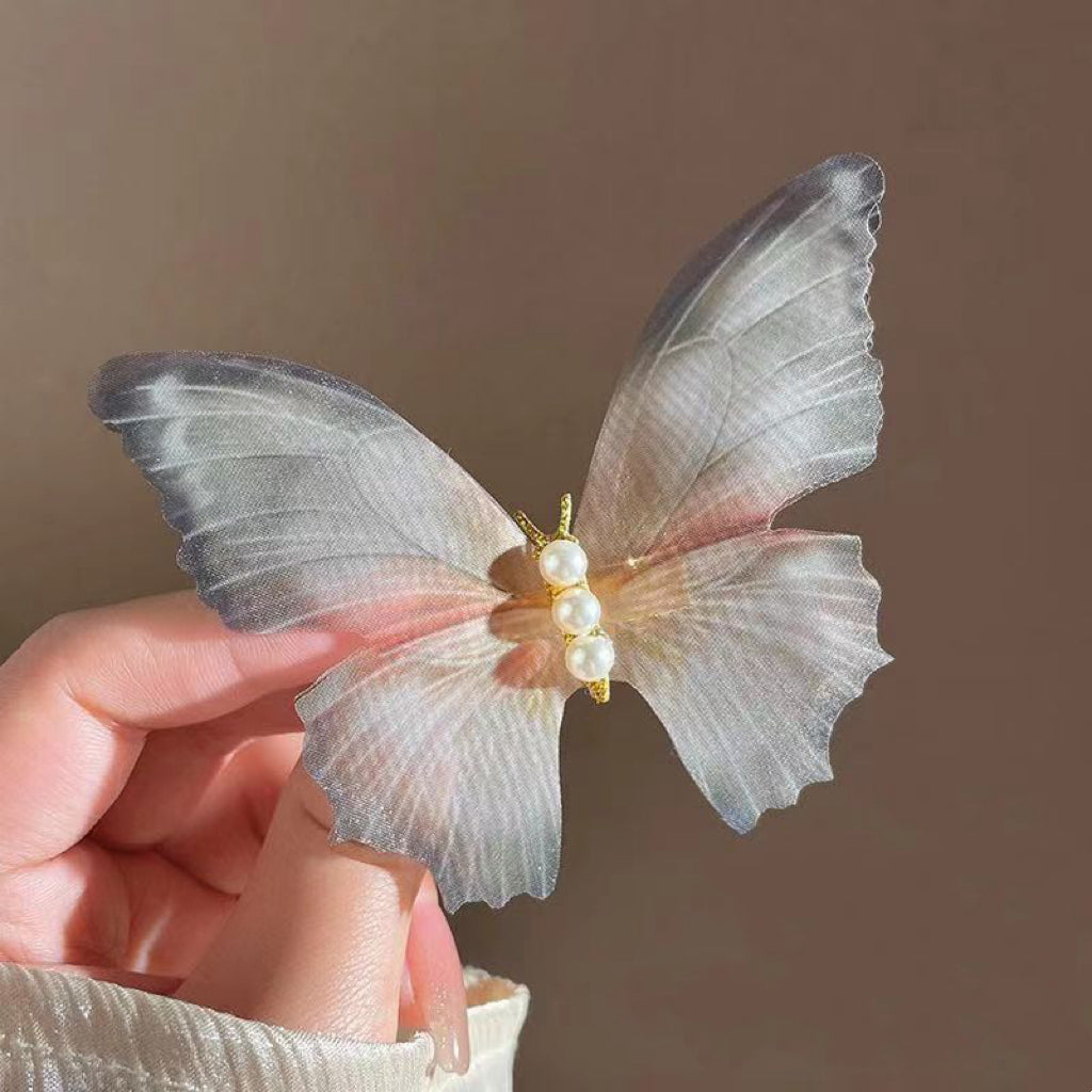 【A158】Pearl Butterfly Hair Clip-Blind Bag Series