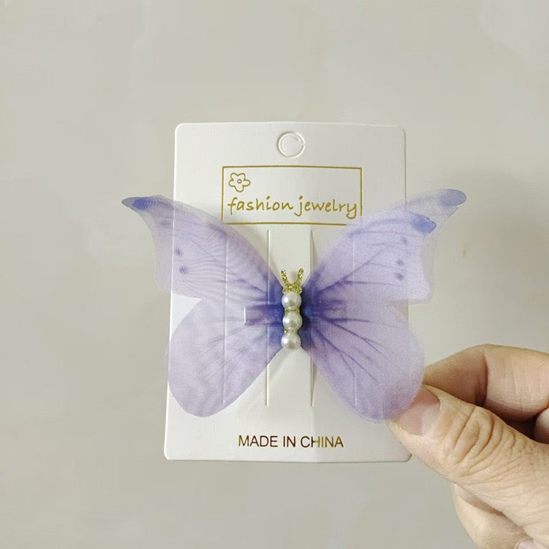 【A158】Pearl Butterfly Hair Clip-Blind Bag Series