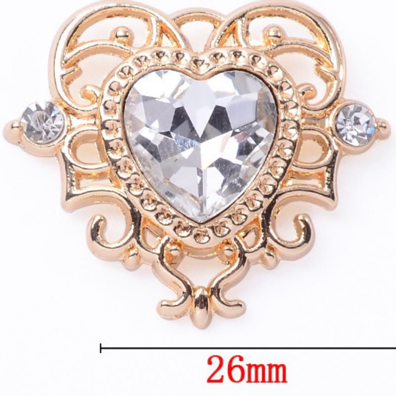 【A161】Baroque Crystal Heart-Blind Bag Series