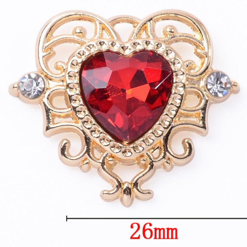 【A161】Baroque Crystal Heart-Blind Bag Series