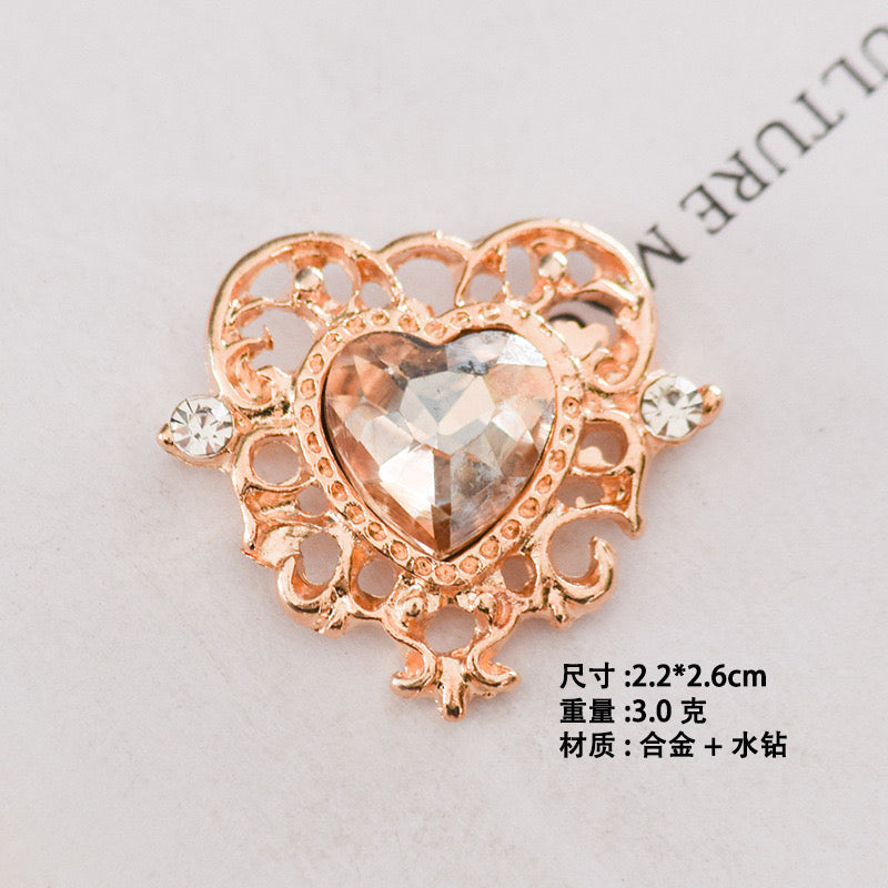 【A161】Baroque Crystal Heart-Blind Bag Series