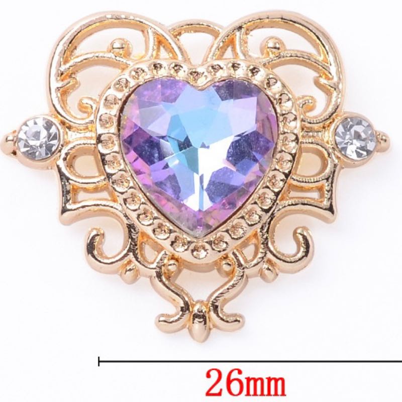 【A161】Baroque Crystal Heart-Blind Bag Series