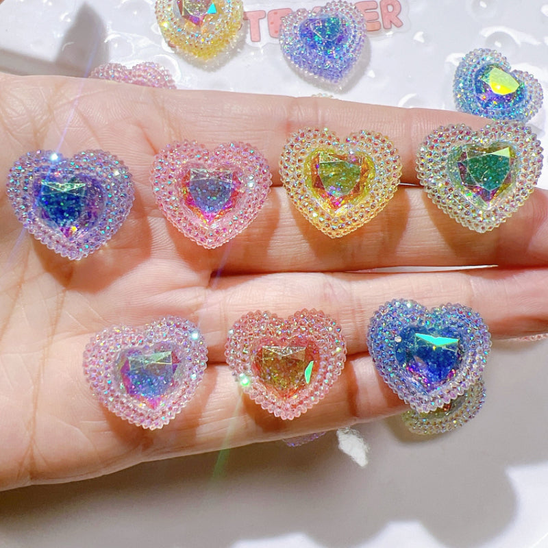 【A170】Sparkly Diamond Heart （color board）-Blind Bag Series