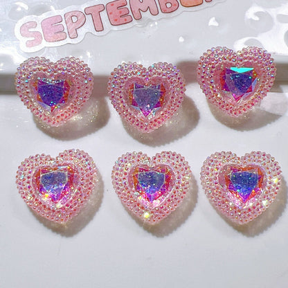 【A170】Sparkly Diamond Heart （color board）-Blind Bag Series