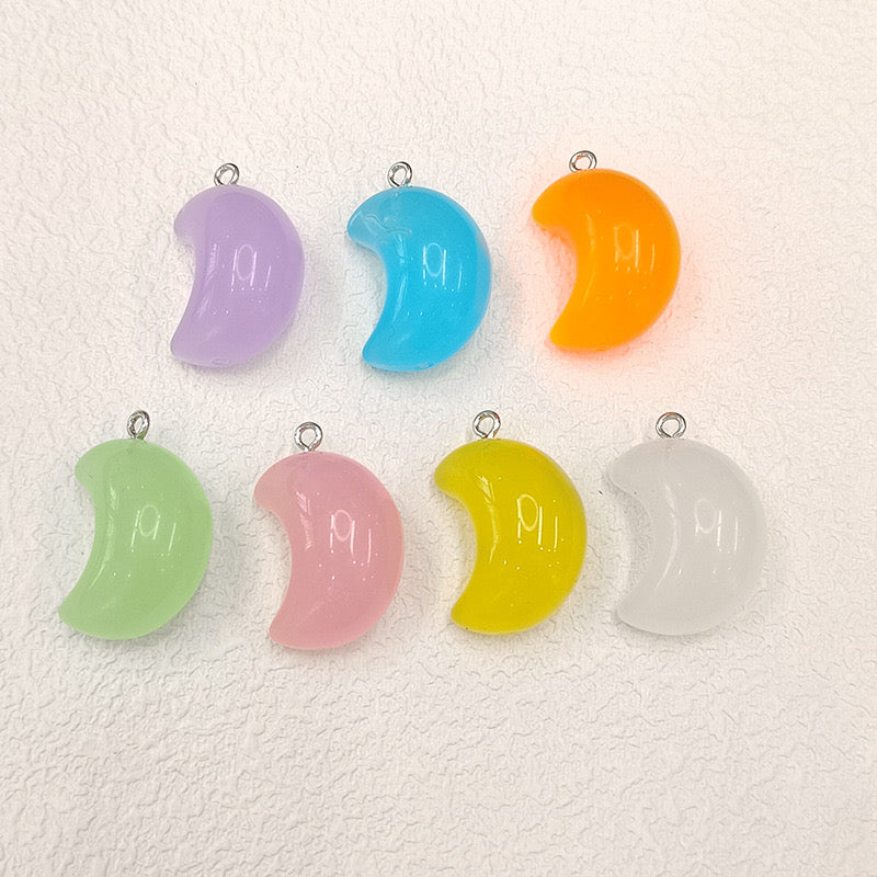 【A190】Luminous Sugar Moon Pendant（Color Board）-Blind Bag Series