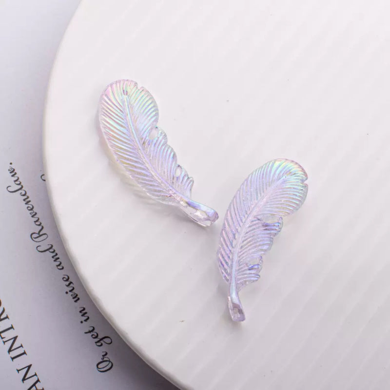 【A218】Rainbow feather Pendant (Color Board）-Blind Bag Series