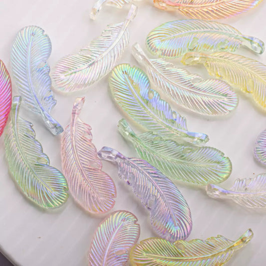 【A218】Rainbow feather Pendant (Color Board）-Blind Bag Series