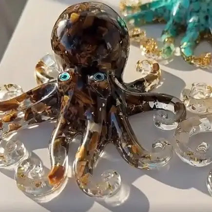 Crystal Gravel Drops Glue Marine Octopus (Direct Buy)