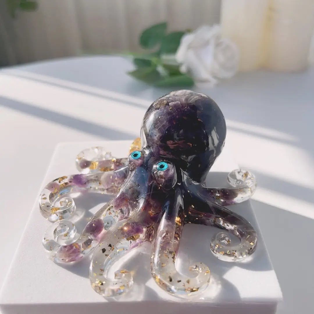 Crystal Gravel Drops Glue Marine Octopus (Direct Buy)