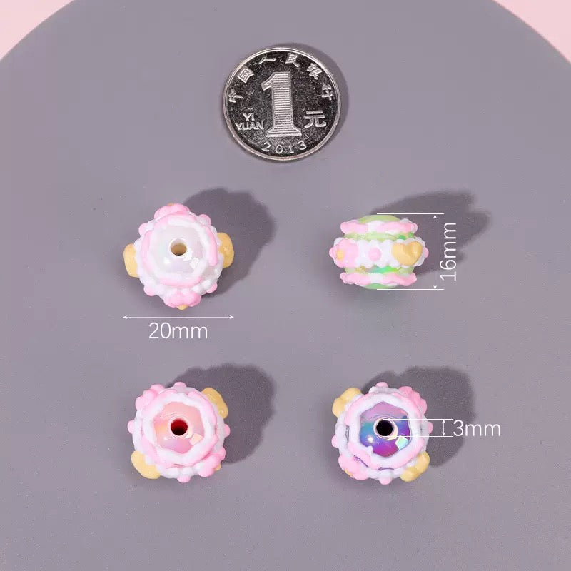 【A257】Butter Hand-Painted Beads(Color Card Match) - Blind Bag Series