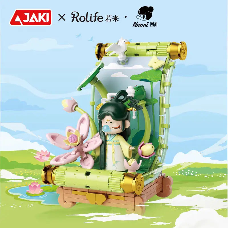 【Pre-Order 】NANCI-The Four Seasons Scroll Building Blocks Diy Gift Box(Direct Buy)