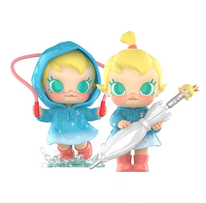 POP MART Baby Molly Funny Raining Day Figure   Hanging card