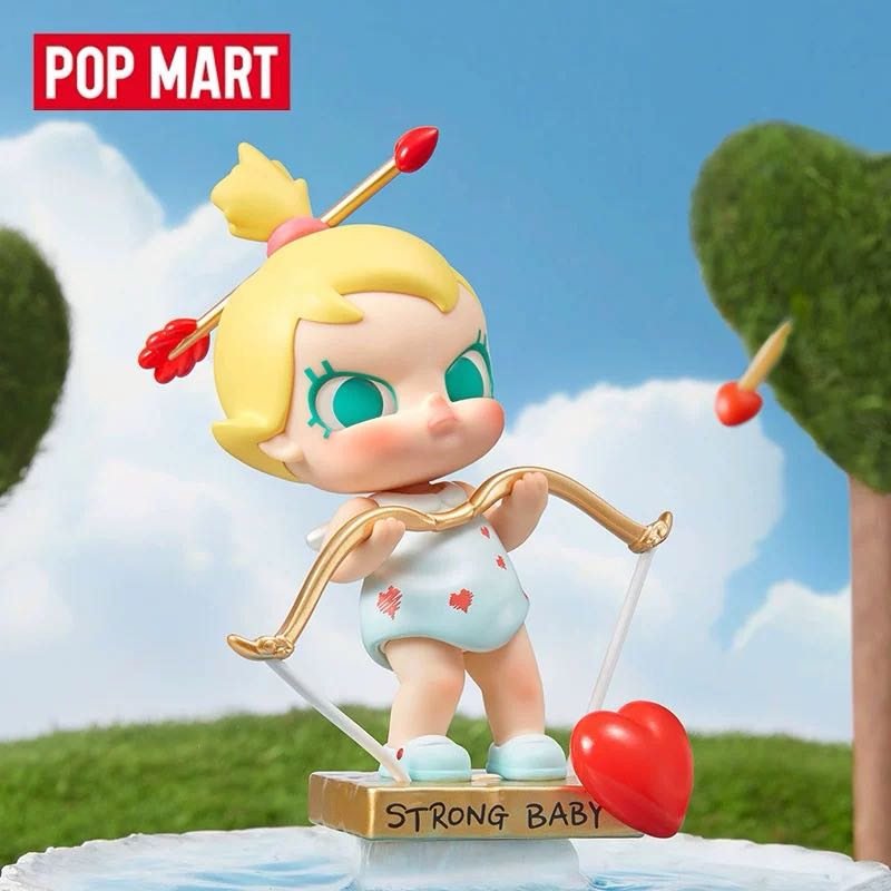POP MART Baby Molly Little God of love Figure Hanging card