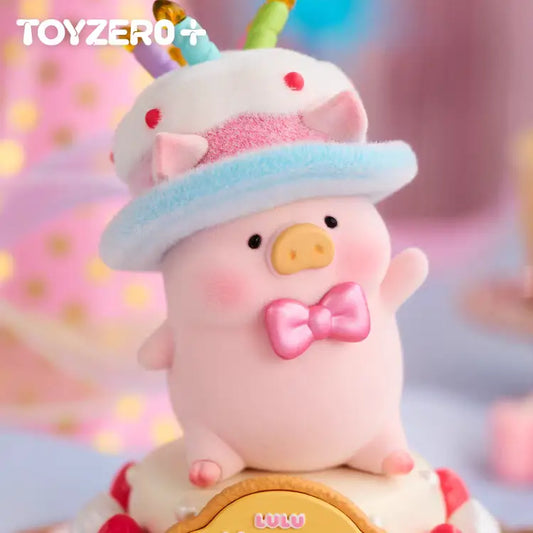 LULU THE PIGGY 5TH Anniversary Figure Hanging Card