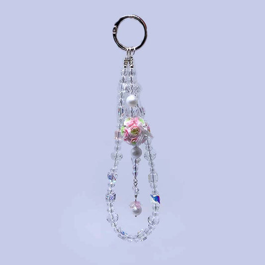 【D005】Moonlight Bouquet-MOMOKOART Handmade Selected Phone/Key Chain（Pre-Sale)