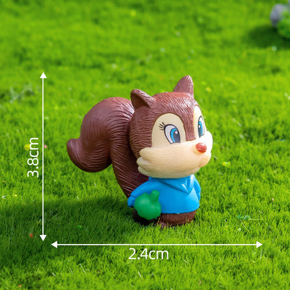 Cute Squirrel(ONE SET 4 PCS)(DIRECT BUY)