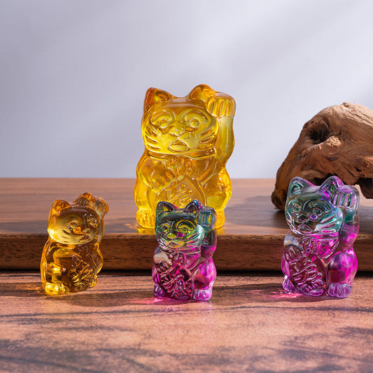 Resin Crystal Maneki-Neko(6CM)(Direct Buy)(Pre-Sale)