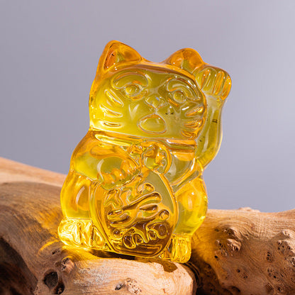 Resin Crystal Maneki-Neko(6CM)(Direct Buy)(Pre-Sale)