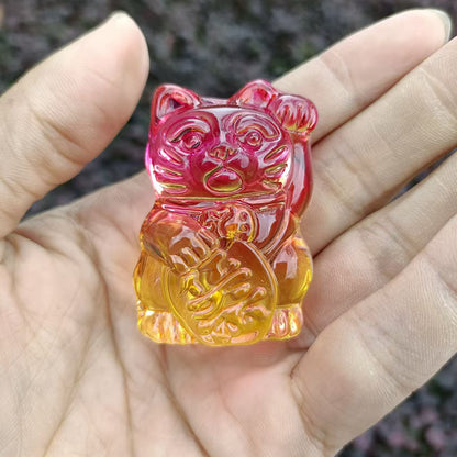 Resin Crystal Maneki-Neko(6CM)(Direct Buy)(Pre-Sale)