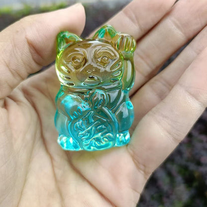 Resin Crystal Maneki-Neko(6CM)(Direct Buy)(Pre-Sale)