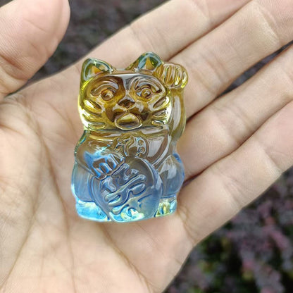 Resin Crystal Maneki-Neko(6CM)(Direct Buy)(Pre-Sale)