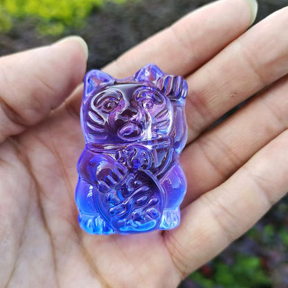 Resin Crystal Maneki-Neko(6CM)(Direct Buy)(Pre-Sale)