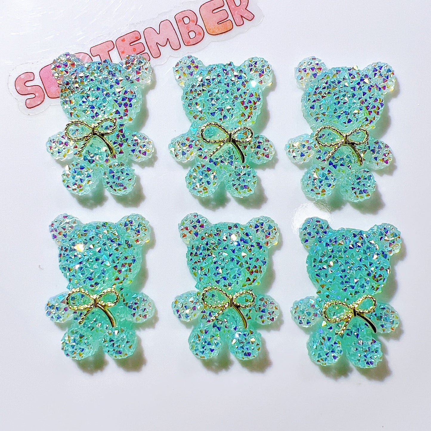 【A204】Sparkly Sugar Bow Bear（Color Board）-Blind Bag Series