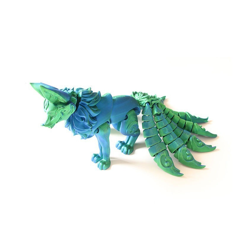 3 D Nine Tail Fox(20cm)（Pre-Sale)