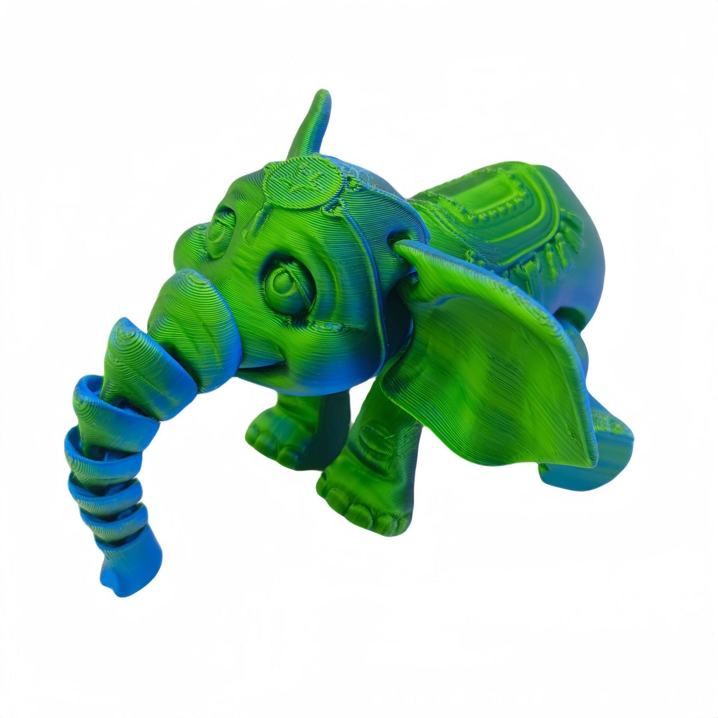 3 D African Elephant (15cm)（Pre-Sale)