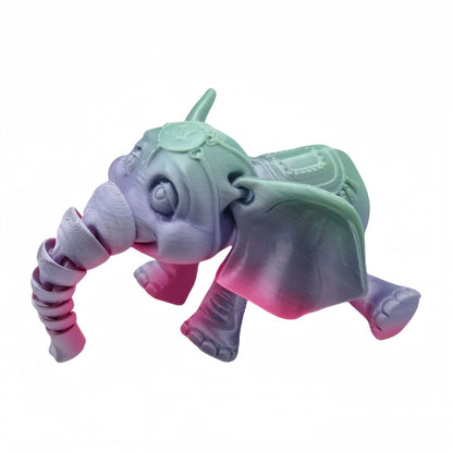 3 D African Elephant (15cm)（Pre-Sale)